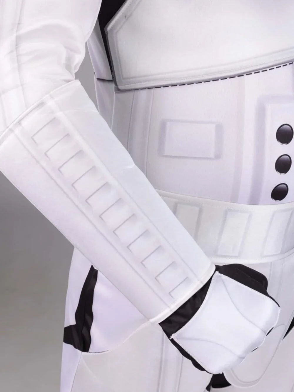 Deluxe Adult Stormtrooper Costume - Jumpsuit, Mask, Gloves & Hood for Halloween